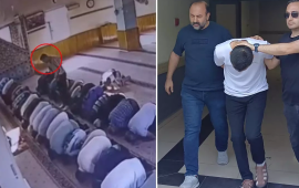 Məsciddə törədilən dəhşətli qətlin görüntüləri yayıldı 