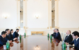 Prezident İlham Əliyev Moldovanın Baş nazirinin m&uuml;avinini qəbul edib  FOTO