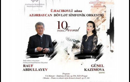 Üzeyir Hacıbəyli adına Azərbaycan Dövlət Simfonik Orkestrinin konserti keçiriləcək