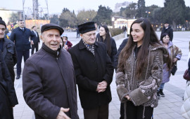 Dənizkənarı Milli Parkda “Zamanın səsini dinlə” fotosərgisinin açılışı olub 