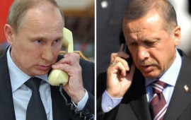 Ərdoğanla Putin arasında telefon danışığı olub