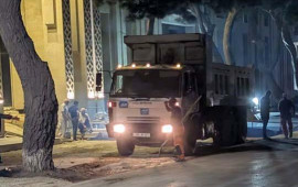 Gecə ilə səkini tutub, ağacları asfaltlayaraq parkinq edənlər cəzalandırıldılar 