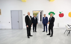 Prezident İlham Əliyev Lənkəran D&ouml;vlət Peşə Təhsil Mərkəzinin a&ccedil;ılışında iştirak edib