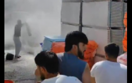 “Sədərək”də yanğın oldu 