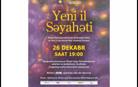 Azərbaycan D&ouml;vlət Uşaq Filarmoniyası &ldquo;Yeni il səyahəti&rdquo; adlı konsert proqramı ilə &ccedil;ıxış edəcək