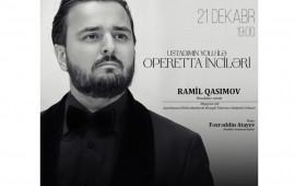 "Ustadımın yolu ilə. Operetta inciləri" adlı konsert proqramı 