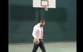 Basketbol oynadı, gündəm oldu 