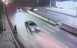 Bakıda maşın piyada zolağında kişini vurdu 